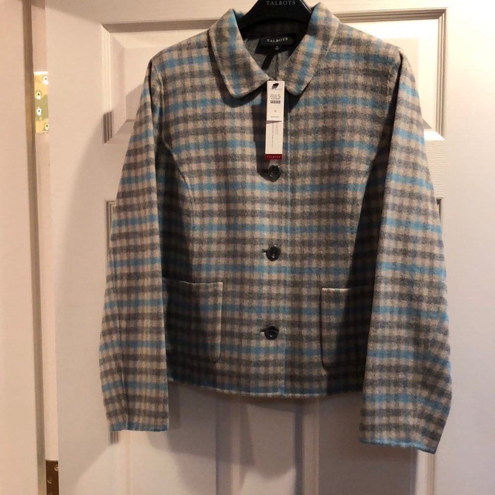 Talbots short wool “shacket”. Oh the coziness!!!